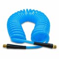 Blubird Avagard Braided Polyurethane Recoil Hose 1/4in x 15ft PUBR1415